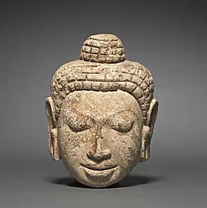Head of Buddha by Unknown Artist