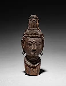Head of Kannon by Unknown Artist