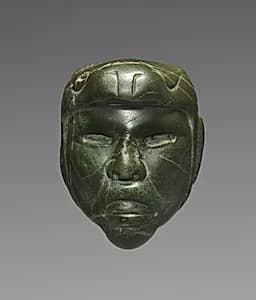 Head with Animal Headdress by Unknown Artist