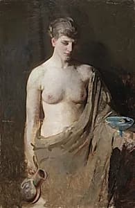 Hebe by Abbott Handerson Thayer (American, 1849–1921)