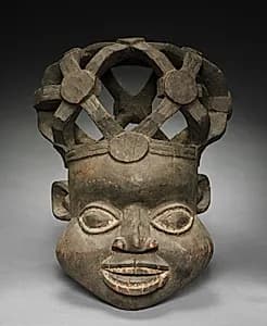 Helmet Mask by Unknown Artist