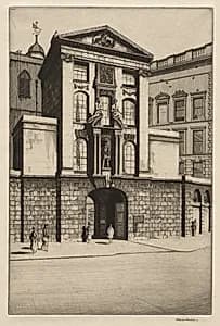 Henry VIII Gateway by Herbert Gordon Warlow (British, 1885–1942)