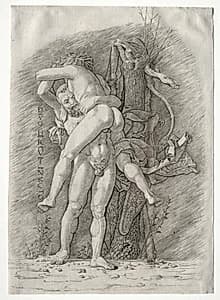 Hercules and Antaeus by Andrea Mantegna (Italian, 1431–1506)