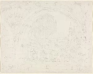 Hereford Cathedral by Joseph Mallord William Turner (British, 1775–1851)