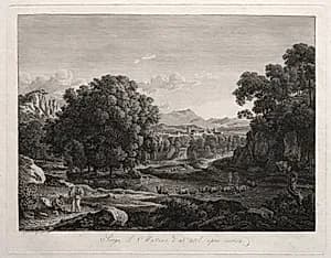 Heroic Landscape by Johann Christian Reinhart (German, 1761–1847)