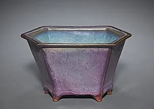 Hexagonal Flower Pot by Unknown Artist