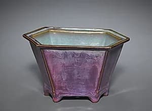 Hexagonal Flower Pot by Unknown Artist