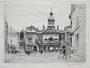 Horse Guards, Whitehall by Percy Robertson (British, 1868–1934)