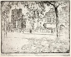 House Where Whistler Died by Joseph Pennell (American, 1857–1926)