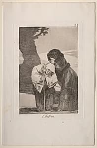 Hush!, Plate 28 by Francisco de Goya (Spanish, 1746–1828)