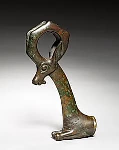 Ibex Whetstone Handle by Unknown Artist