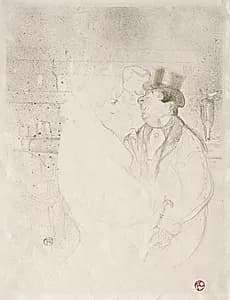 Ida Heath at the Bar by Henri de Toulouse-Lautrec (French, 1864–1901)