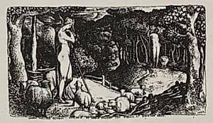 Ideal Pastoral Life by Edward Calvert (British, 1799–1883)