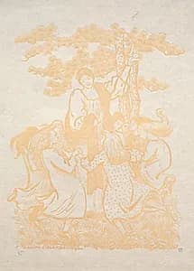Illustration 25:  La Ronde by Lucien Pissarro (British, 1863–1944)