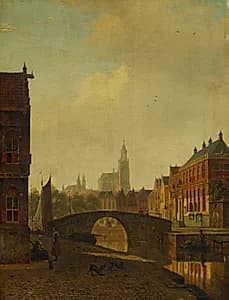 Imaginary View of Arnhem by George Andries Roth (Dutch, 1809–1887)