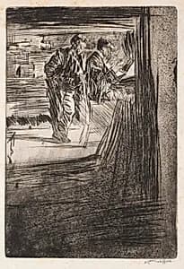 In Camera by Muirhead Bone (British, 1876–1953)