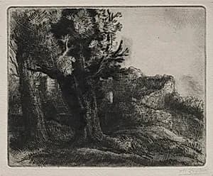 In the Ruins by Alphonse Legros (French, 1837–1911)