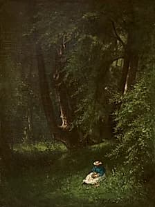 In the Woods by George Inness (American, 1825–1894)