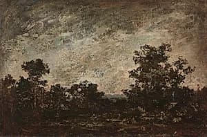 Indian Camp by Ralph A. Blakelock (American, 1847–1919)