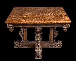 Inlaid Table by Unknown Artist