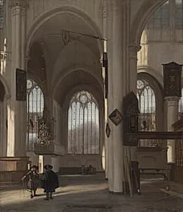 Interior of a Church by Emanuel de Witte (Dutch, c. 1617–1692)