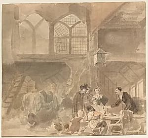 Interior of an Inn by Unknown Artist