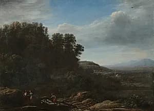 Italian Landscape by Claude Lorrain (French, 1604–1682)