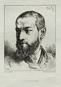 J. J. Guiffrey by Charles-Émile Jacque (French, 1813–1894)