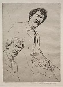 James MacNeill Whistler by Mortimer Menpes (British, 1860–1938)