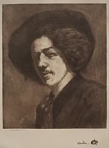 James McNeill Whistler by Henri Charles Guérard (French, 1846–1897)