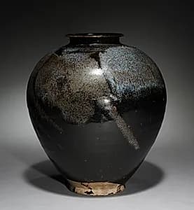 Jar:  Black Ware by Unknown Artist