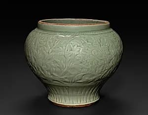 Jar:  Celadon Ware by Unknown Artist