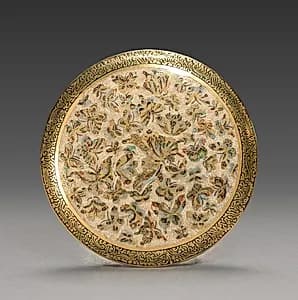 Jar with Butterflies (lid) by Unknown Artist