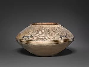 Jar with Four Ibex by Unknown Artist