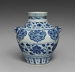 Jar with Lion-Head Handles by Unknown Artist