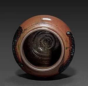 Jar with Wooden Cover by Unknown Artist
