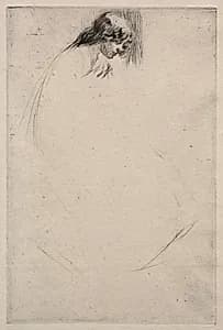 Jo's Bent Head by James McNeill Whistler (American, 1834–1903)