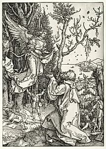 Joachim and the Angel by Albrecht Dürer (German, 1471–1528)