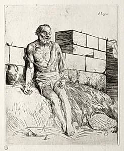 Job (First Plate) by Alphonse Legros (French, 1837–1911)
