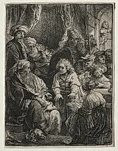 Joseph Telling his Dreams by Rembrandt van Rijn (Dutch, 1606–1669)
