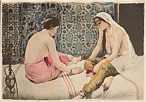 Joueuses d'Osselets by Paul Alexandre Alfred Leroy (French, 1860–1942)