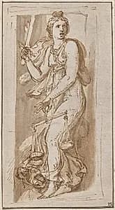 Justice by Giulio Romano (Italian, 1492/99–1546)