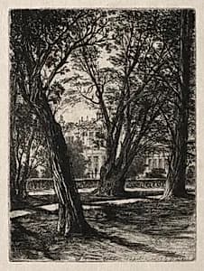 Kensington Gardens by Francis Seymour Haden (British, 1818–1910)