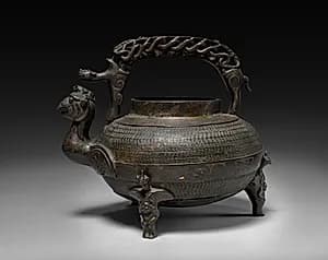Kettle with Handle by Unknown Artist