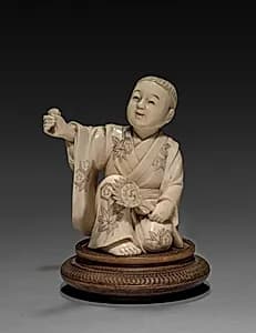 Kneeling Boy by Unknown Artist
