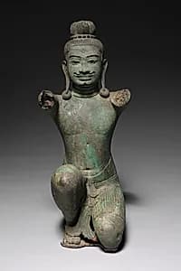 Kneeling Male Figure by Unknown Artist