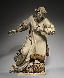 Kneeling Saint by Unknown Artist