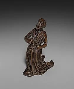 Kneeling Saint Jerome by Severo da Ravenna (Italian, c.1496-c.1543)