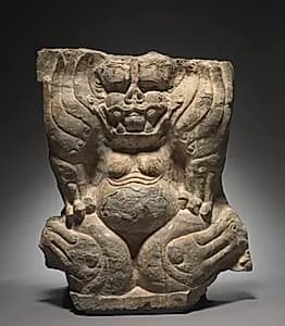 Kneeling Winged Monster by Unknown Artist