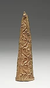 Knife-sheath tip (sika boha) by Unknown Artist